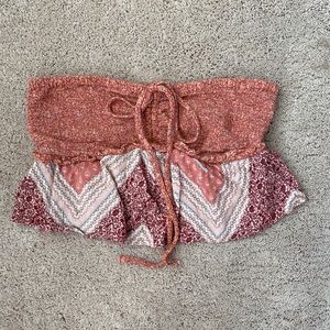 American Eagle flared tube top